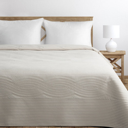 Prekrivač od ​​baršuna 170x210 cm, prošiven vrućim prešanjem s geometrijskim uzorkom - VELVET2