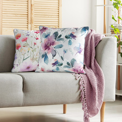 Baršunasta jastučnica 45x45 ukrašena botaničkim printom VELVET