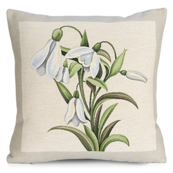 Jastučnica od pamučne tapiserije dimenzija 45x45 cm ukrašena proljetnim uzorkom GOB 