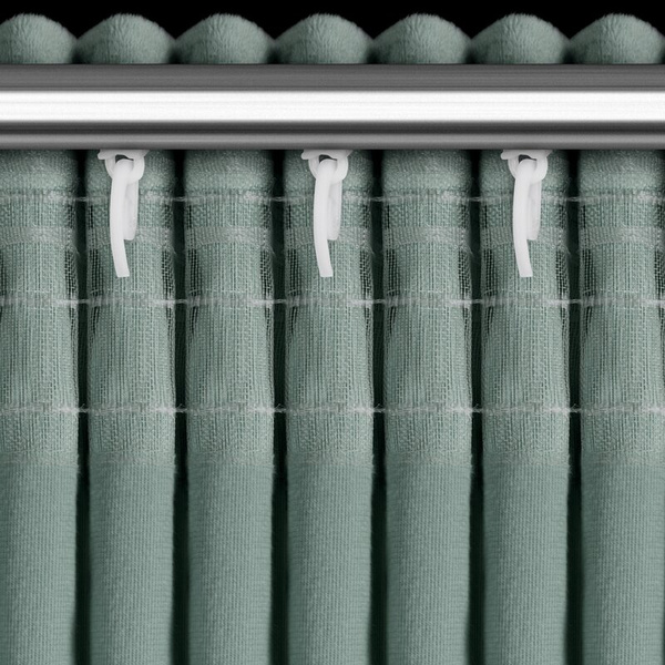 Ekskluzivna baršunasta zavjesa ukrašena 3D aplikacijom ruže 140x270 cm traka - ROSES Eva Minge