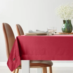 Stolnjak od glatkog baršuna s ukrasnom trakom 145x220 Velvet