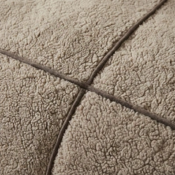 Topla i mekana flis posteljina 200x200/220 Teddy Trim Beige 