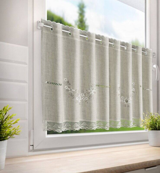 Zavjesa VERONICA na traci 150x60 cm bez