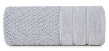 Pahuljasti ručnik 70x140 s reljefnom kariranom teksturom i baršunastim rubom, 500 g/m2 Adore