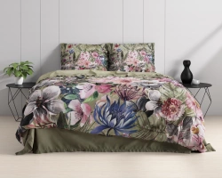 Pamučna posteljina 200x220 sa prekrasnim printom, 100% pamuk