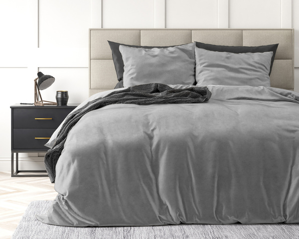 Baršunasta posteljina 200x220 mikroperkal Velvet Uni