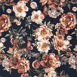 Posteljina 140x200 cm od pamučnog satena s cvjetnim uzorkom SPRING