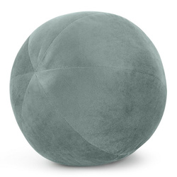 Ukrasni jastuk, kugla O 24 cm od baršuna s kontrastnim rubom Gaja  