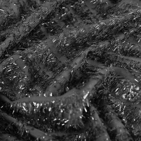 Zavjesa od šenil niti izrađena od šifonske tkanine 135x270 traka - REINA - Eva Minge Premium