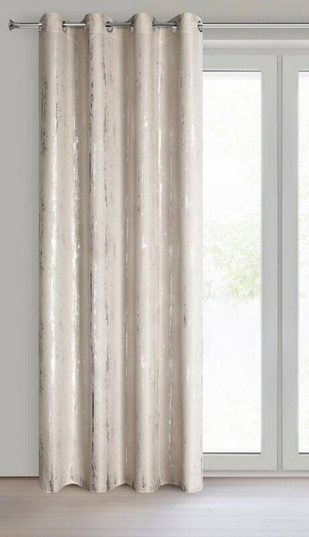 Zavjesa 140x250 od lagane mikrofibre ukrašena izlizanim printom Libi