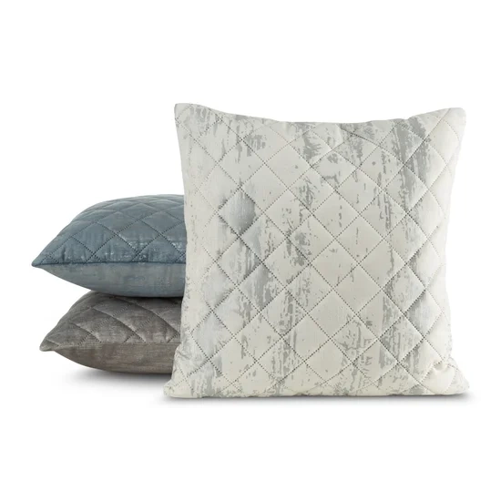 Dekorativna jastučnica 45x45 BLINK 44 izrađena od baršuna, prošivena metodom vrućeg prešanja, ukrašena sjajnim mramornim printom