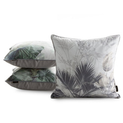 Baršunasta jastučnica 45x45 ukrašena botaničkim printom VELVET