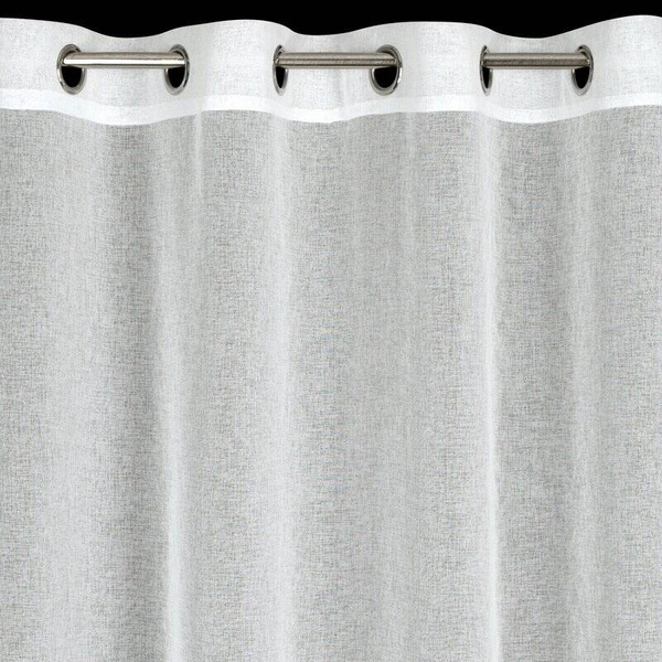 Zavjesa 140x250 od gaze ukrašena moher koncem MARGARET 2 