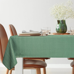 Zeleni stolnjak 140x300 cm tkan sjajnim koncem - GLAMO