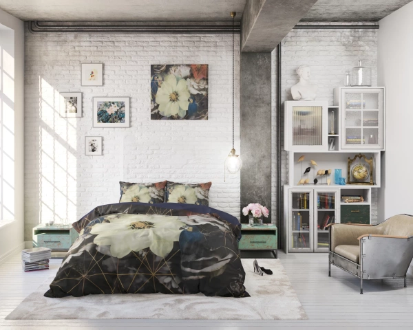 Pamučna posteljina 200x220 sa prekrasnim printom, 100% pamuk