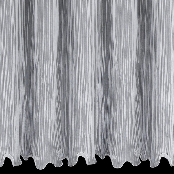 Bijela zavjesa s cvjetnom aplikacijom 140x270 cm AVRIL 