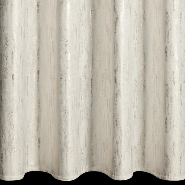 Baršunasta baršunasta zavjesa ukrašena istrošenim printom, 140x250 cm, rupice - ARNITA