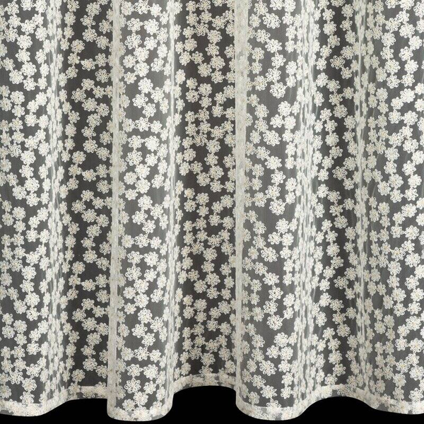 Zavjesa DAISY na traci 130x270 cm bijela