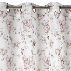 Zavjesa Amber 140x250 od mat etamina sa oslikanim cvjetnim uzorkom
