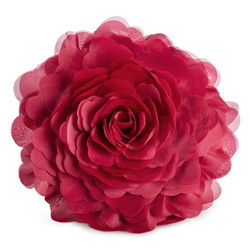 Okrugla jastučnica promjera 40 cm s ukrasnim 3D cvijetom FLORES 6