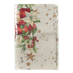 Tapiserijski nadstolnjak 45x140 cm ukrašen božićnim motivom