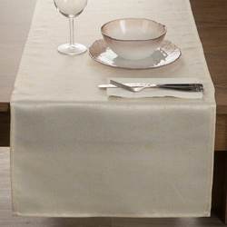 Nadstolnjak prošiven metalik koncem 40x140 SPARKLE