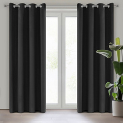 Zavjesa za zamračivanje od tkanine blackout, glatka, polumat 140x270 cm Logan