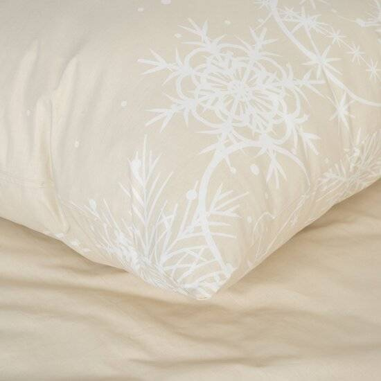 Božićna posteljina 140x200 snježne pahulje od visokokvalitetnog pamuka Santa 6