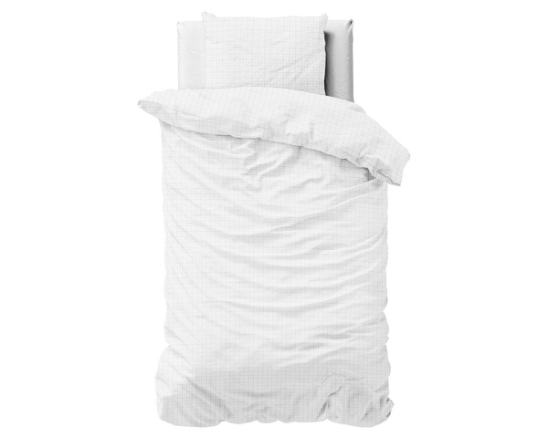 Elegantna bijela posteljina za apartmane 200x220 nije potrebno glačanje