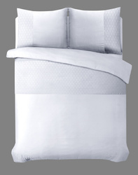 Set posteljine 140x220 od mikrovlakana s nježnim konkavnim uzorkom Embossed