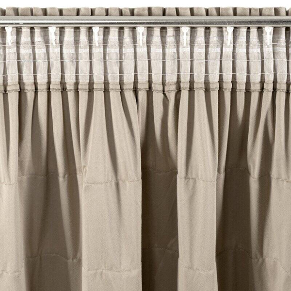 Zavjesa 140x270 na traci AURA s volanima