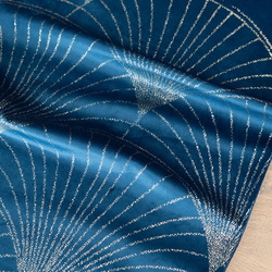 Baršunasti nadstolnjak 35x140 s velikim art deco lepezastim uzorkom Blink 14