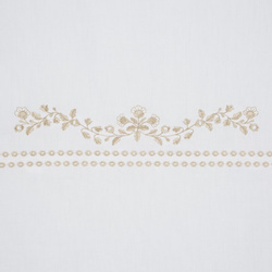 Ekskluzivna posteljina od egipatskog pamučnog makosatena ukrašena suptilnim vezom 160x200 cm, kolekcija REINA