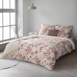 Posteljina 140x200 cm od pamučnog satena s cvjetnim uzorkom SPRING