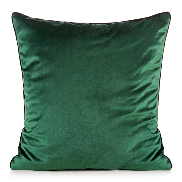 Jastučnica 60x60 od baršuna s nježnim sjajem i ukrasnim rubom Gaja