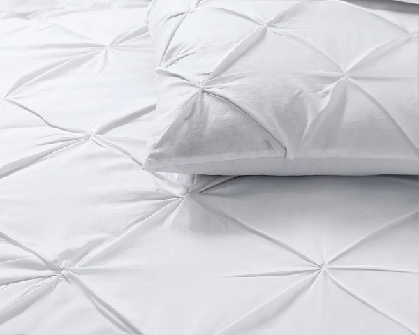 Pamučna bijela posteljina za apartmane 140x220 Salvador