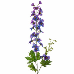 Ukrasni cvijet od nježne i svilenkaste tkanine 382 80 cm plavi