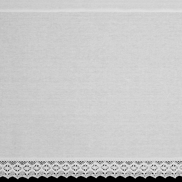 Zavjesa CLARIE na traci 150x60 cm bijela