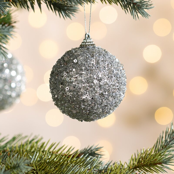Kugla za božićno drvce prekrasno ukrašena ∅ 8cm
