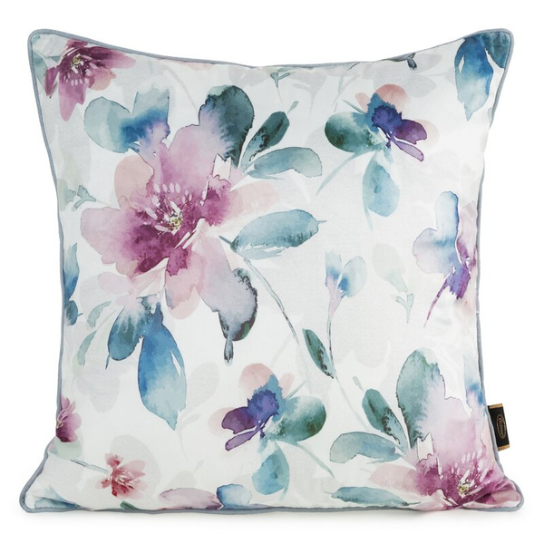 Baršunasta jastučnica 45x45 ukrašena botaničkim printom VELVET