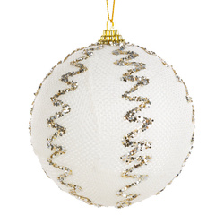 Kugla za božićno drvce prekrasno ukrašena ∅ 10cm