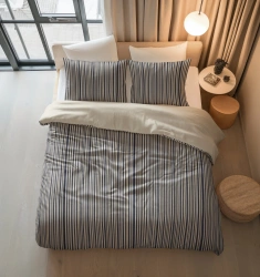 Pamučna posteljina 140x200/220 Sleeptime Pure Regata Blue 