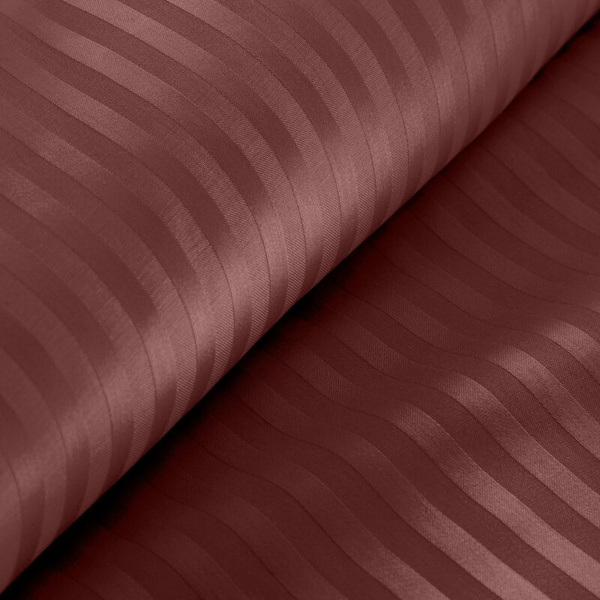 Premium prugasta posteljina za apartmane od pamučnog satena 220x200