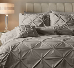 Baršunasta posteljina 200x200/220, mekana ukrašena prošivom romba Pintuck Velvet