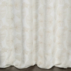 Zavjesa od blackout tkanine sa printom zlatnih listova lopoča 140x300 cm  Margold