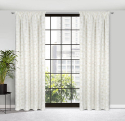 Zavjesa od blackout tkanine sa printom zlatnih listova lopoča 140x300 cm  Margold