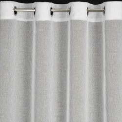 Zavjesa 140x250 ukrašena vezom pampas trave u boho stilu Abbie