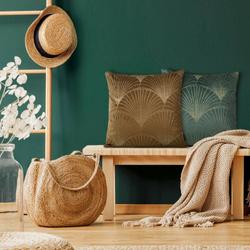 Baršunasta jastučnica sa zlatnim tiskom 45x45 Blink 21