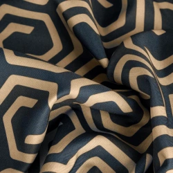 Zavjesa od oxford tkanine sa geometrijskim motivom  140x250 Juliet