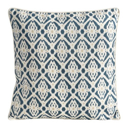 Pamučna jastučnica s dodatkom lana ukrašena biljnim printom LEN